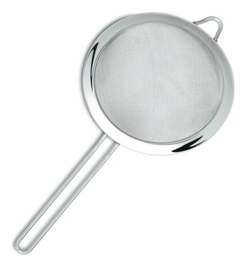 COLADOR DE ACERO INOXIDABLE DE 18 CENTIMETROS PARA COCINA - 1
