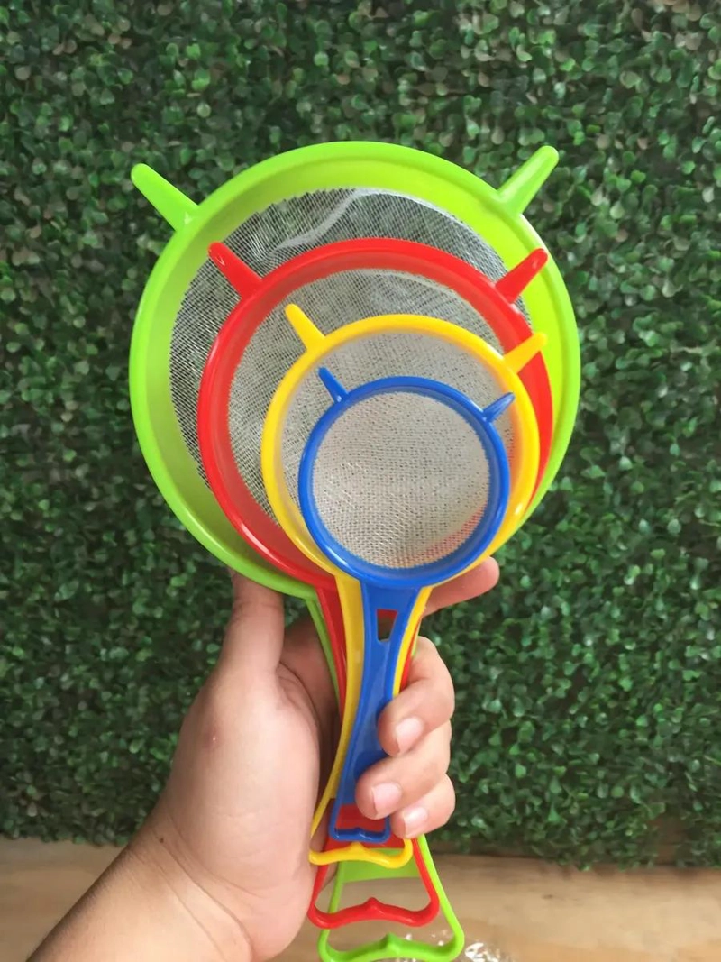 SET DE 3 COLADORES PLASTICOS PARA COCINA CON DISEÑO PRACTICO - 4