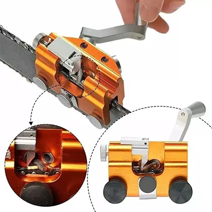 AFILADORA MANUAL PARA CADENA DE MOTOSIERRA COMPATIBLE CON HERRAMIENTAS ROTATIVAS - 4