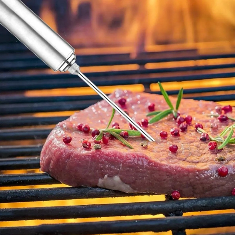 JERINGA PARA CARNES QUE PERMITE COCINAR JUGOSO Y COCIDO A LA VEZ - 5