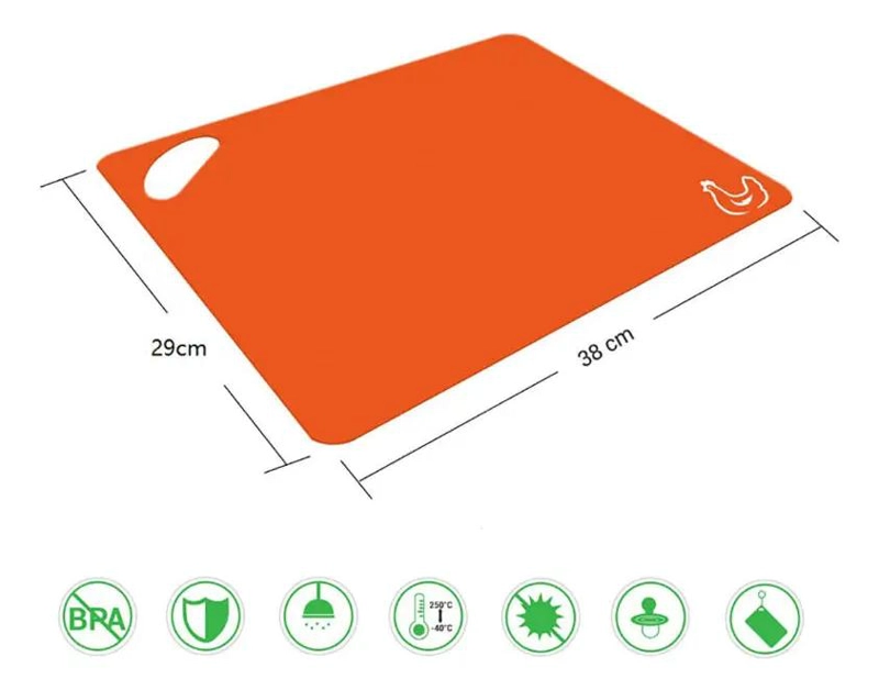 JUEGO DE 6 TABLAS PLASTICAS MULTIUSOS PARA COCINA Y ALIMENTOS - 2