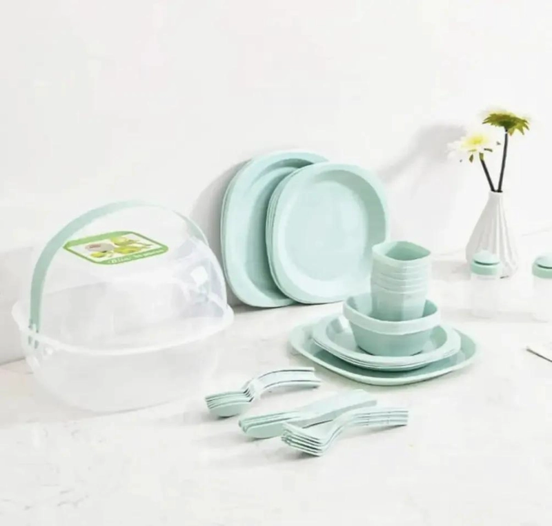 SET DE PICNIC COMPLETO CON 48 PIEZAS PARA CAMPING Y PICOTEO - 4
