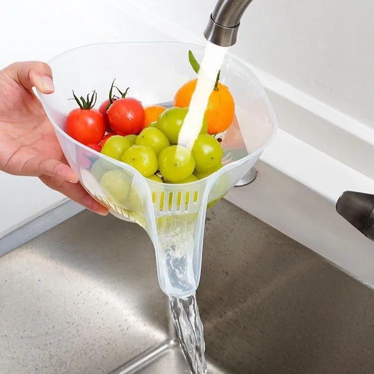 COLADOR DE PLASTICO RESISTENTE PARA COCINA Y REPOSTERIA - 1