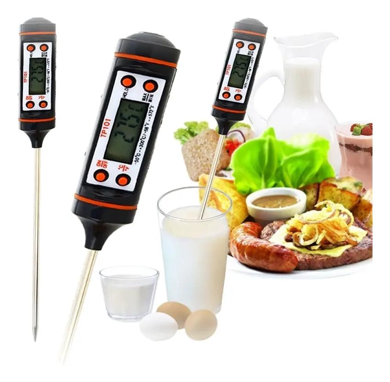 TERMOMETRO DIGITAL PARA MEDIR TEMPERATURA DE ALIMENTOS CON ALTA PRECISION - 3