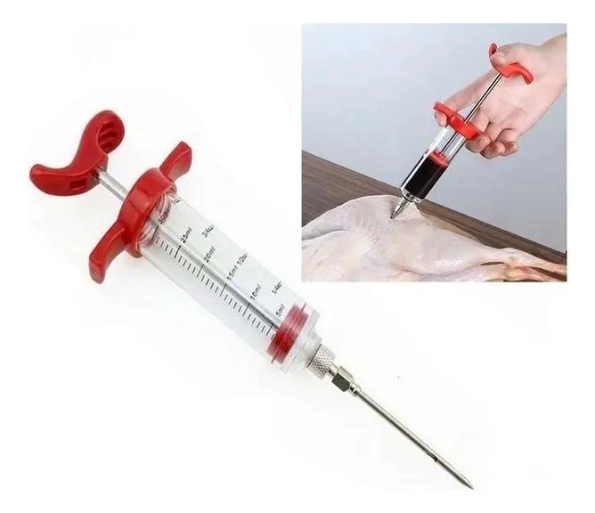 JERINGA MEDIDORA PARA INYECTAR CARNES EN COCINA GASTRONOMICA - 3