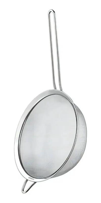 SET DE 3 COLADORES DE MALLA FINA EN ACERO INOXIDABLE PARA COCINA - 4