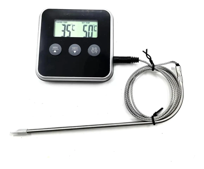 TERMOMETRO DIGITAL PARA CARNE CON PANTALLA LCD Y SONDA LARGA - 1