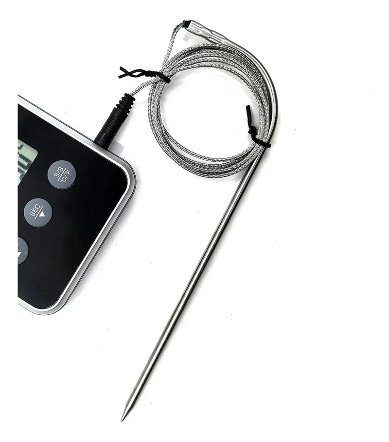 TERMOMETRO DIGITAL PARA CARNE CON PANTALLA LCD Y SONDA LARGA - 3