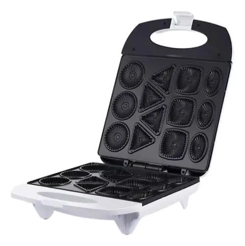 MAQUINA PARA HACER GALLETAS CON 13 MOLDES DE FIGURAS Y POTENCIA DE 1400W - 1