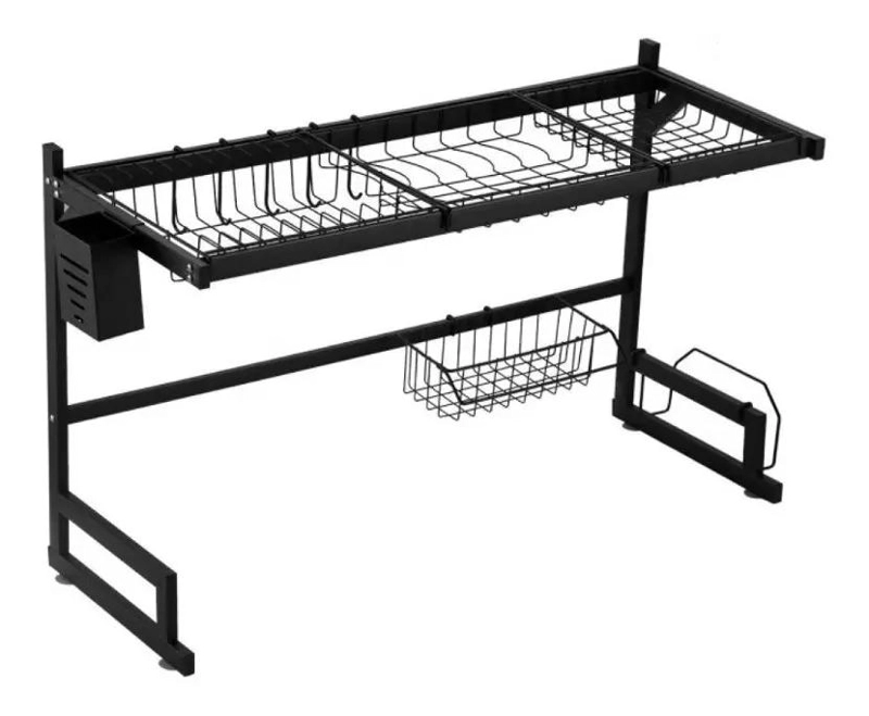 ORGANIZADOR PARA PLATOS Y UTENSILIOS CON DISEÑO ESCURRIDOR EFICIENTE - 2