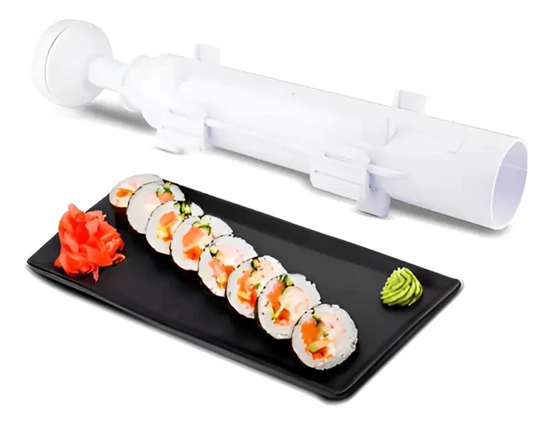 MAQUINA PARA PREPARAR SUSHI FACIL DE PLASTICO RESISTENTE - 1
