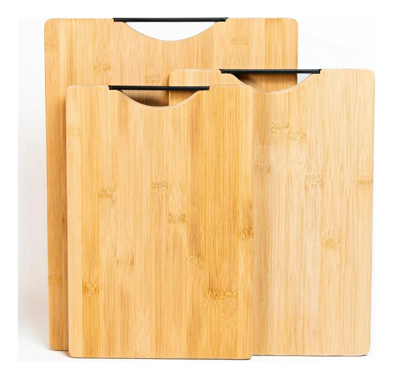 TABLA DE CORTAR DE MADERA BAMBU PARA CARNE Y VERDURAS CON DISEÑO RESISTENTE - 4