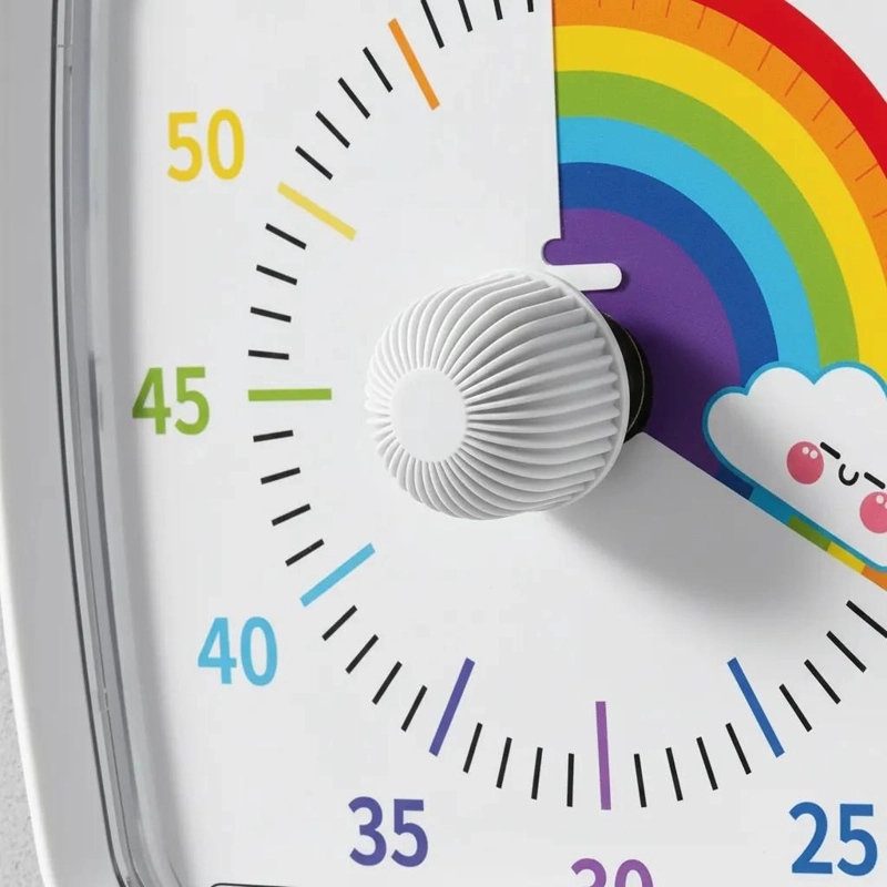 TEMPORIZADOR VISUAL DE 60 MINUTOS CON DISEÑO ARCOIRIS PARA NIÑOS - 4