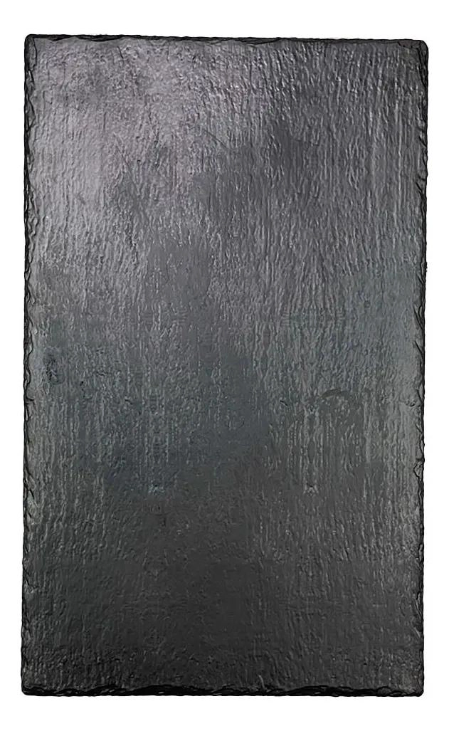 TABLA RECTANGULAR PARA APERITIVOS DE MELAMINA NEGRA 32X53X1 CM - 3