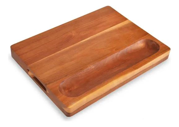 TABLA MULTIUSO DE MADERA PREMIUM DE ACACIA 40X30 CM - 2
