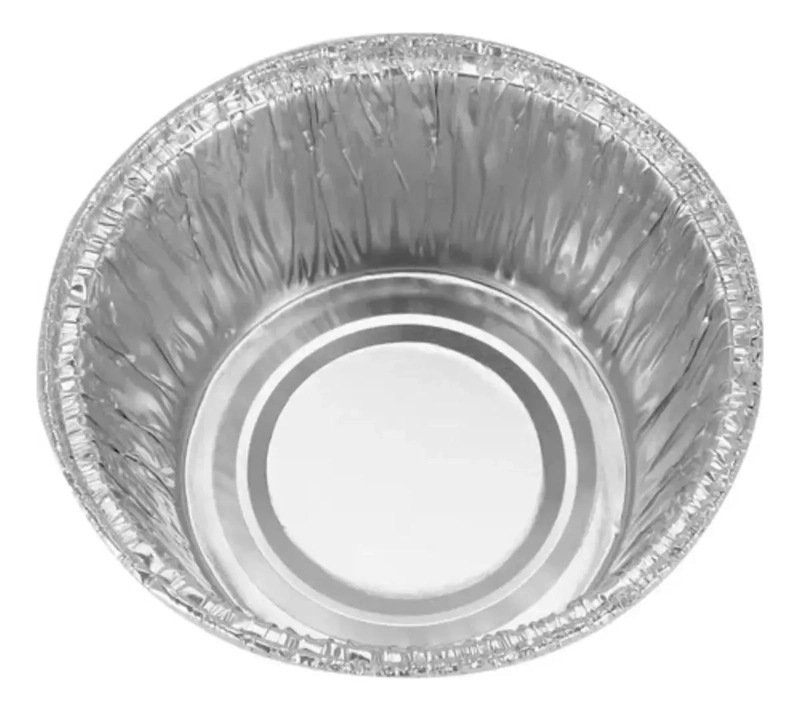 SET DE 60 MOLDES DESECHABLES PARA MUFFINS EN PAPEL ALUMINIO PLATEADO - 5