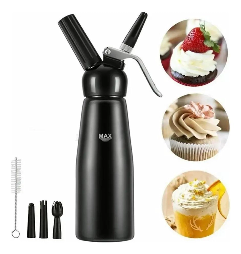 DISPENSADOR PARA CREMA BATIDA CON DISEÑO ERGONOMICO Y FACIL USO - 1