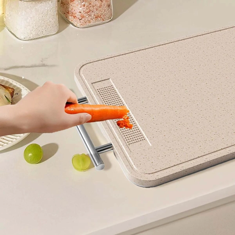 TABLA PARA CORTAR DOBLE CARA EN ACERO INOXIDABLE RESISTENTE - 3