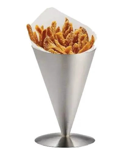 CONO PARA PAPAS FRITAS DE 11X18 CM IDEAL PARA SNACKS - 1