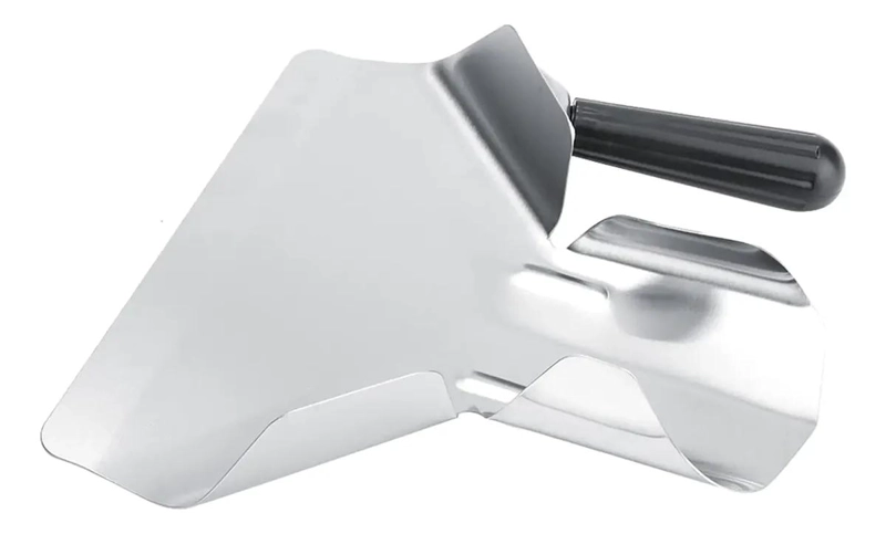 PALA DE ACERO INOXIDABLE PARA PAPAS FRITAS CON MANGO ERGONOMICO - 3
