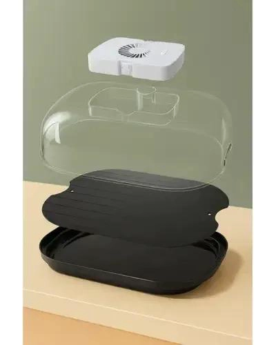 TABLA BANDEJA DE ALUMINIO PARA DESCONGELAR ALIMENTOS CON TAPA PRACTICA - 3