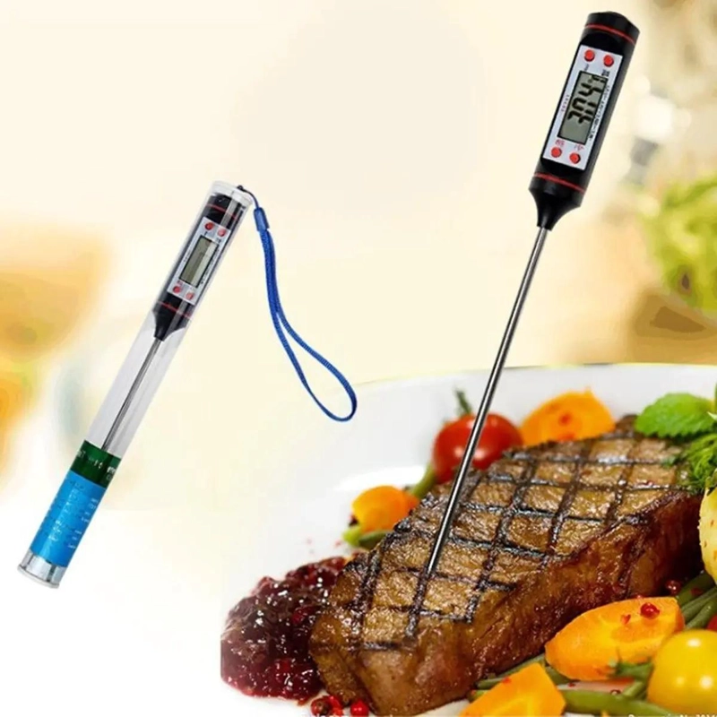 TERMOMETRO DIGITAL PARA HORNO Y COCINA CON SENSOR PARA CARNES - 5