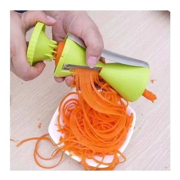 RALLADOR EN ESPIRAL PARA FRUTAS Y VERDURAS CON DISEÑO EFICIENTE - 4