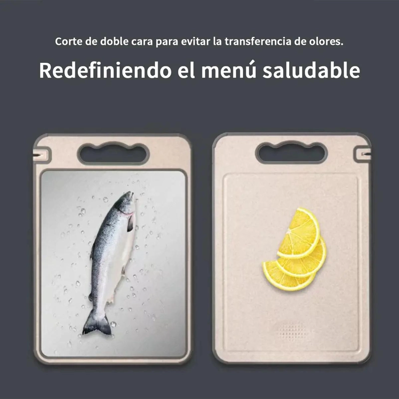 TABLA PARA CORTAR CON DOBLE CARA Y ACERO INOXIDABLE - 5