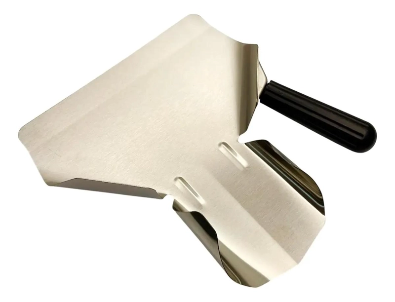PALA PARA PAPAS FRITAS DE ACERO INOXIDABLE CON ASA ERGONOMICA - 2