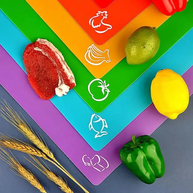 JUEGO DE 6 TABLAS PLASTICAS MULTIUSOS PARA COCINA Y ALIMENTOS - 5