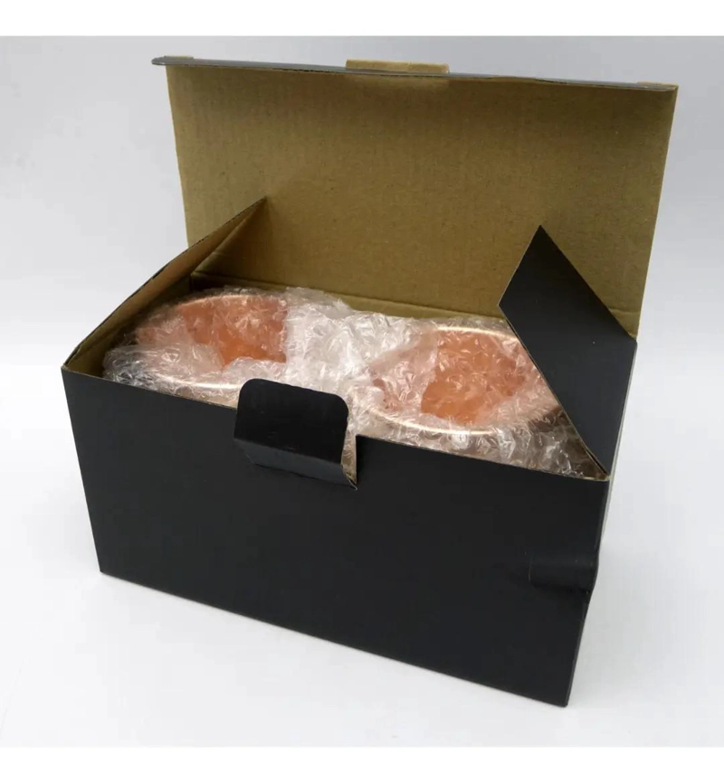 SET DE 2 TAZONES DE ACERO INOXIDABLE CON RECUBRIMIENTO DE COBRE DE 500 ML - 4