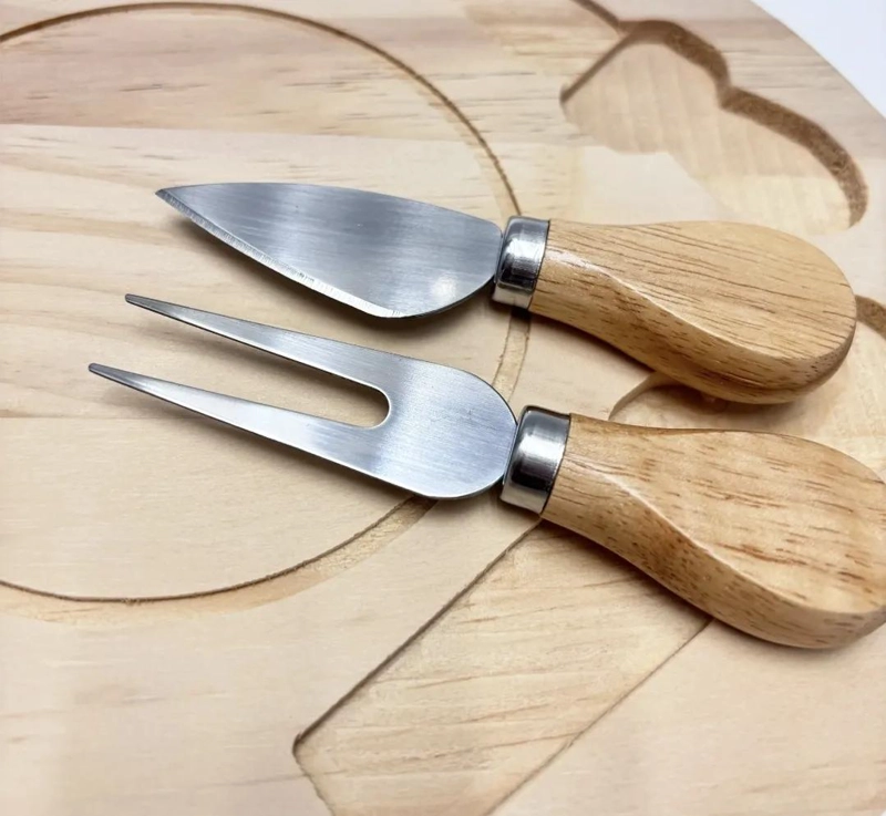 JUEGO COMPLETO DE TABLA PARA PICADILLO DE MADERA CON ACCESORIOS - 5