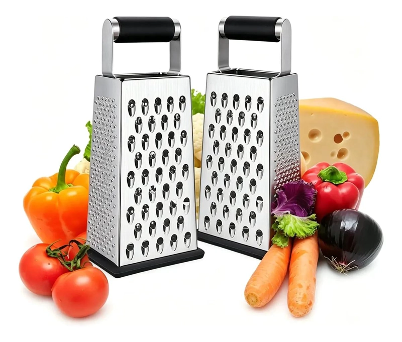 ESTROPAJO DE 4 CARAS PARA ZANAHORIA Y QUESO EN COCINA - 1