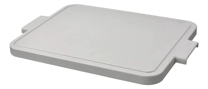 TABLA PARA PICAR CON PATAS ANTIDESLIZANTES GRIS 49X35 CM - 1