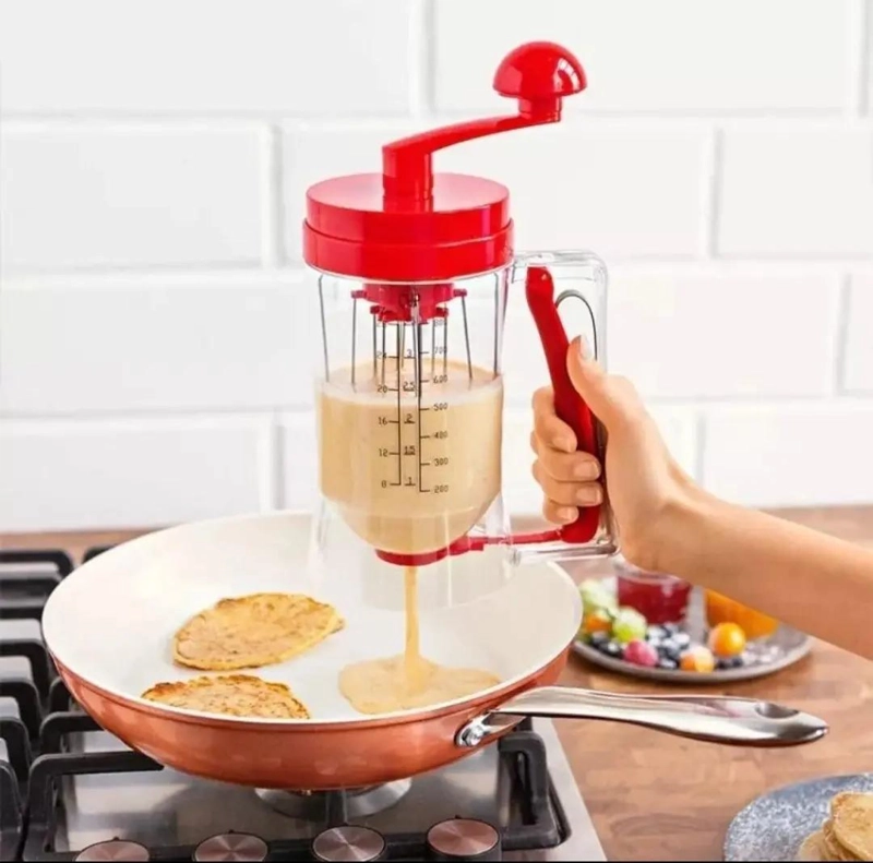 DISPENSADOR Y MEZCLADOR DE MASA PARA GALLETAS, PANCAKES Y WAFFLES - 2