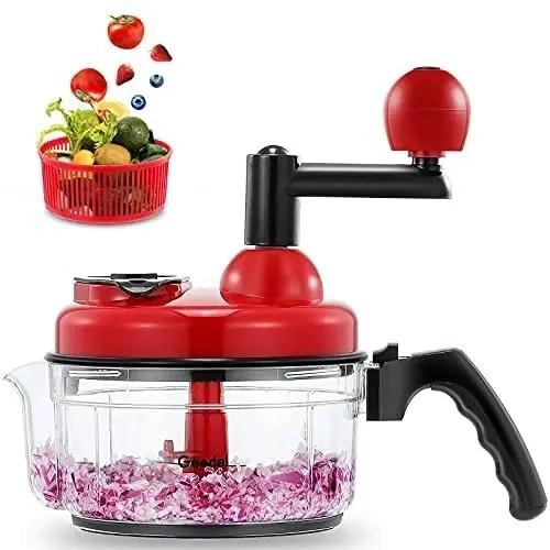 PICADORA MANUAL PARA ALIMENTOS CON CAPACIDAD DE 1.85 LITROS - 1