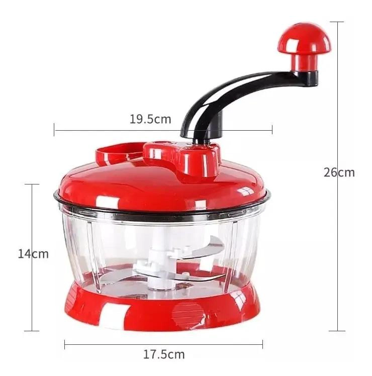 PICADORA MANUAL PARA ALIMENTOS CON CAPACIDAD DE 1.85 LITROS - 2