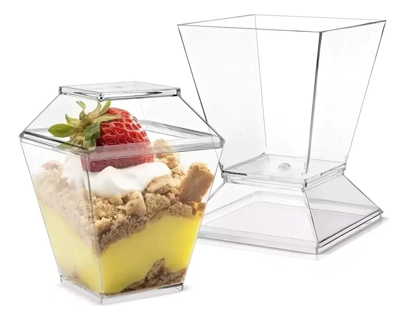 SET DE 20 VASOS PEQUEÑOS PARA POSTRES Y REPOSTERIA - 1