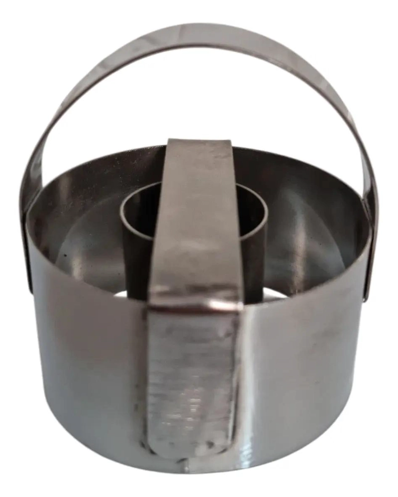 CORTADOR DE DONAS Y ROSCAS DE ACERO INOXIDABLE DE 7 CM - 1