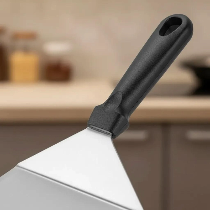 KIT DE 3 ESPATULAS PARA PLANCHA CON DISEÑO ERGONOMICO Y RESISTENTE - 4