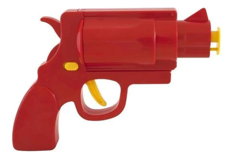 DISPENSADOR MANUAL PARA KETCHUP Y MOSTAZA CON DISEÑO DE PISTOLA - 3