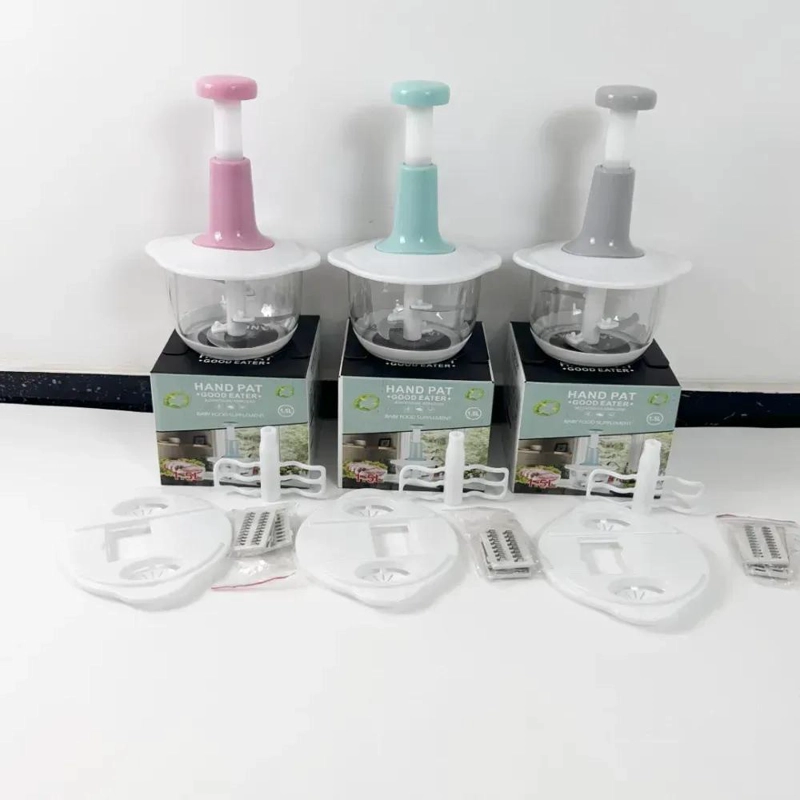 PICADOR TRITURADOR MANUAL MULTIFUNCIONAL 1.5L CON 7 FUNCIONES - 4