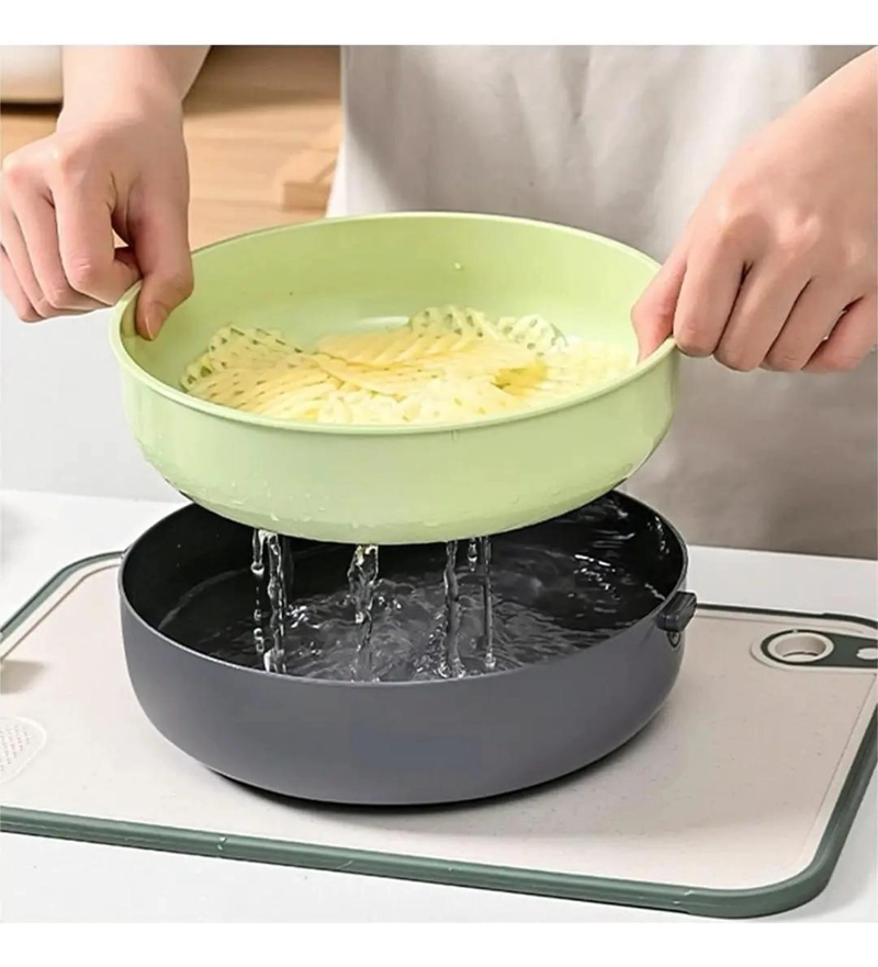 SET DE 12 PIEZAS PARA CORTAR Y RALLAR VERDURAS, QUESOS Y FRUTAS - 3