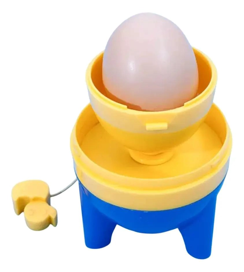 BATIDOR MANUAL DORADO PARA HUEVOS CON FUNCION CENTRIFUGA PARA MEZCLAR YEMA Y CL - 2