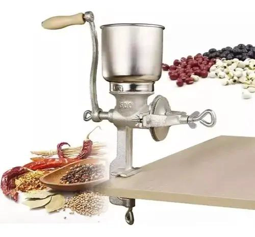 MOLINO MANUAL PARA MAIZ, CHOCLO, GRANOS Y CAFE  CON DISEÑO PRACTICO - 2