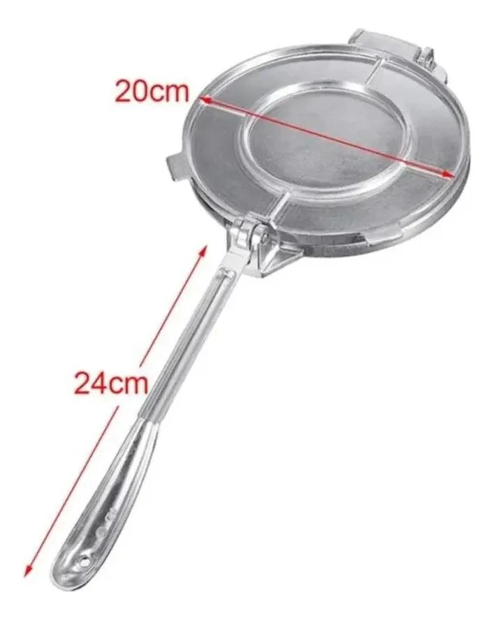 PRENSA MANUAL GRANDE PARA MASAS DE TORTILLAS AREPAS Y EMPANADAS - 4