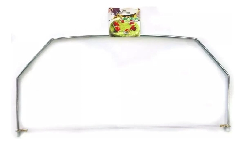CORTADOR PARA TORTA CON DOS HILOS DE 45 CM PARA BISCOCHO Y QUEQUE - 1