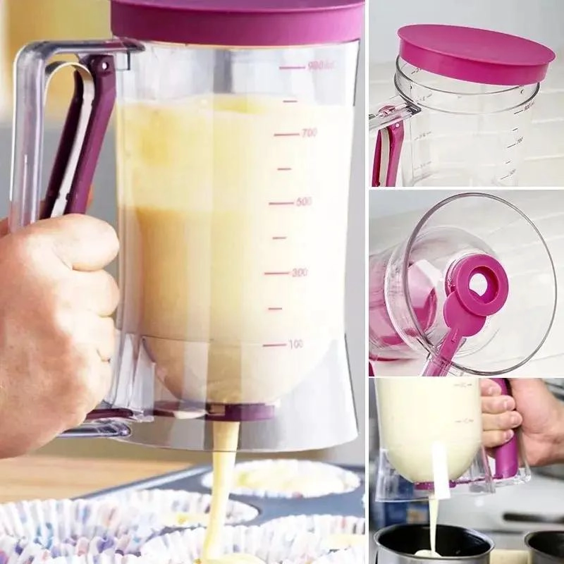 DISPENSADOR PARA MEZCLAS DE REPOSTERIA CON CAPACIDAD DE 900 ML - 4