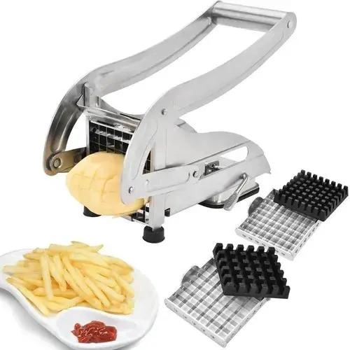 PICADOR DE PAPAS CON HILO DE ACERO INOXIDABLE PARA CORTAR TODO TIPO DE VERDURAS - 1