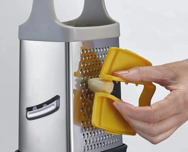 RALLADOR DE CAJA MULTIAGARRE CON CUCHILLAS DE ACERO INOXIDABLE PARA COCINA - 4